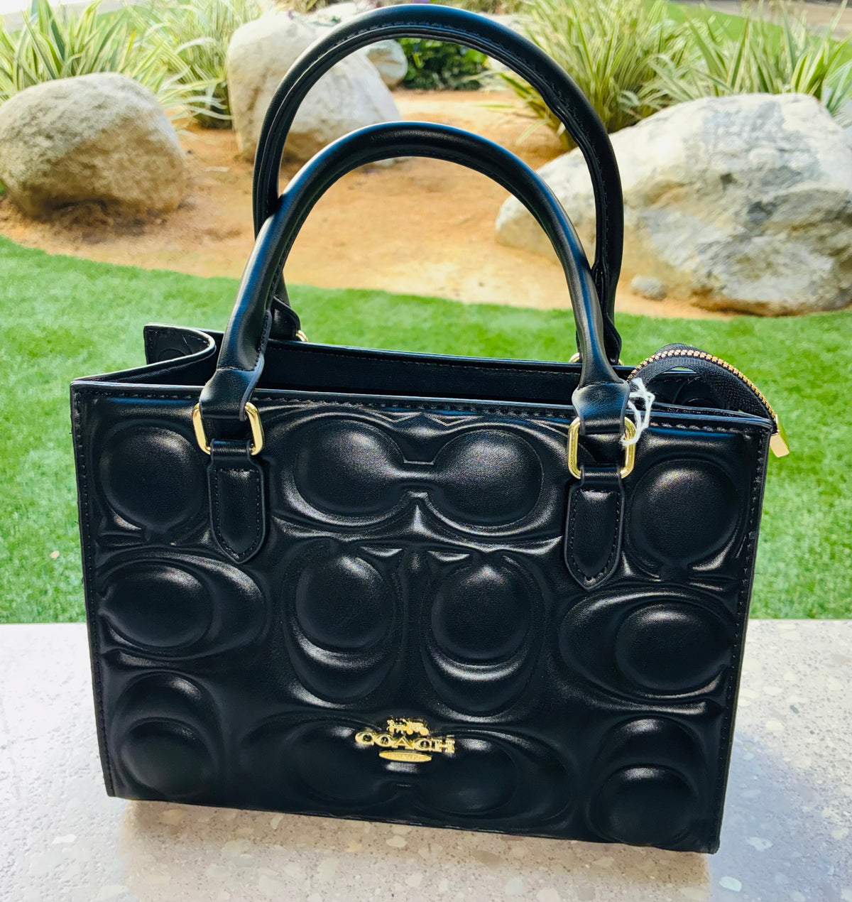 COACH Maggie Small Tote Bag (black)