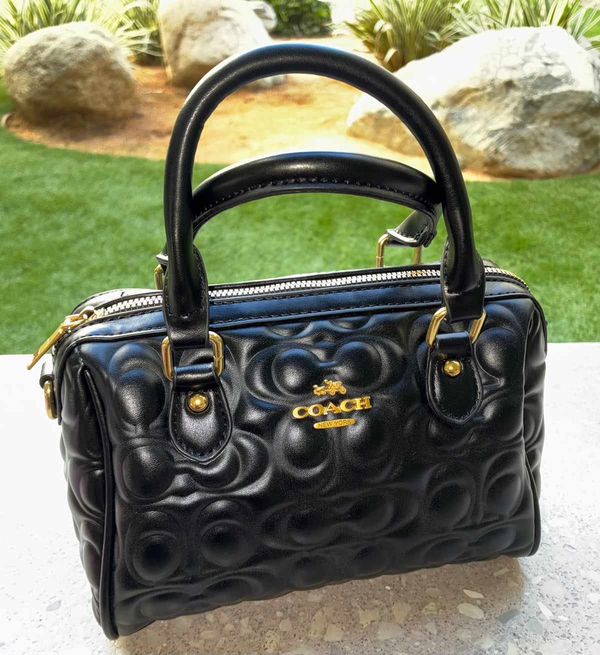 COACH Rowan Handbag (black)