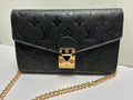 Louis Vuitton Clutch Shoulder Bag (black)