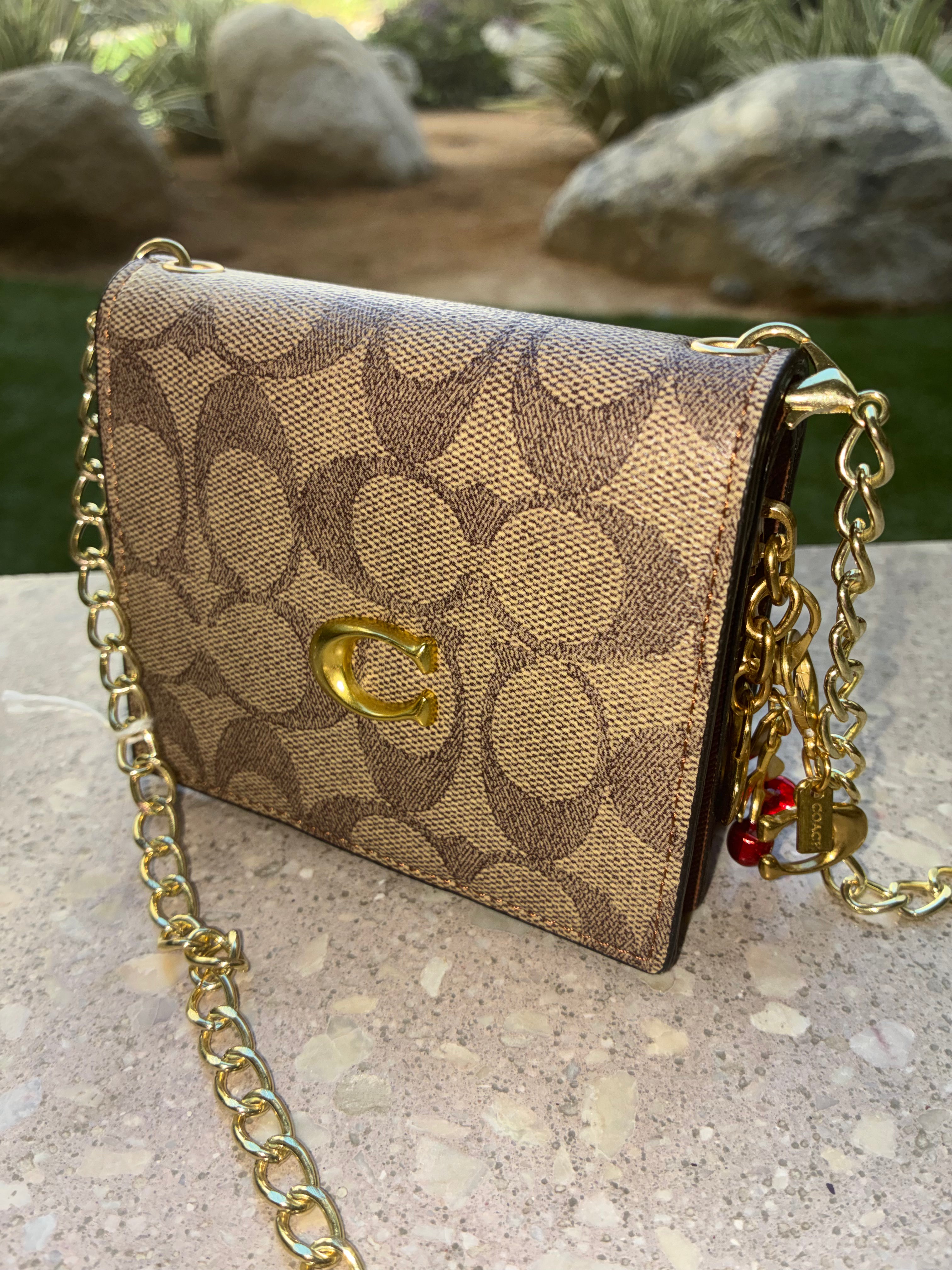 COACH Mini Wallet On A Chain