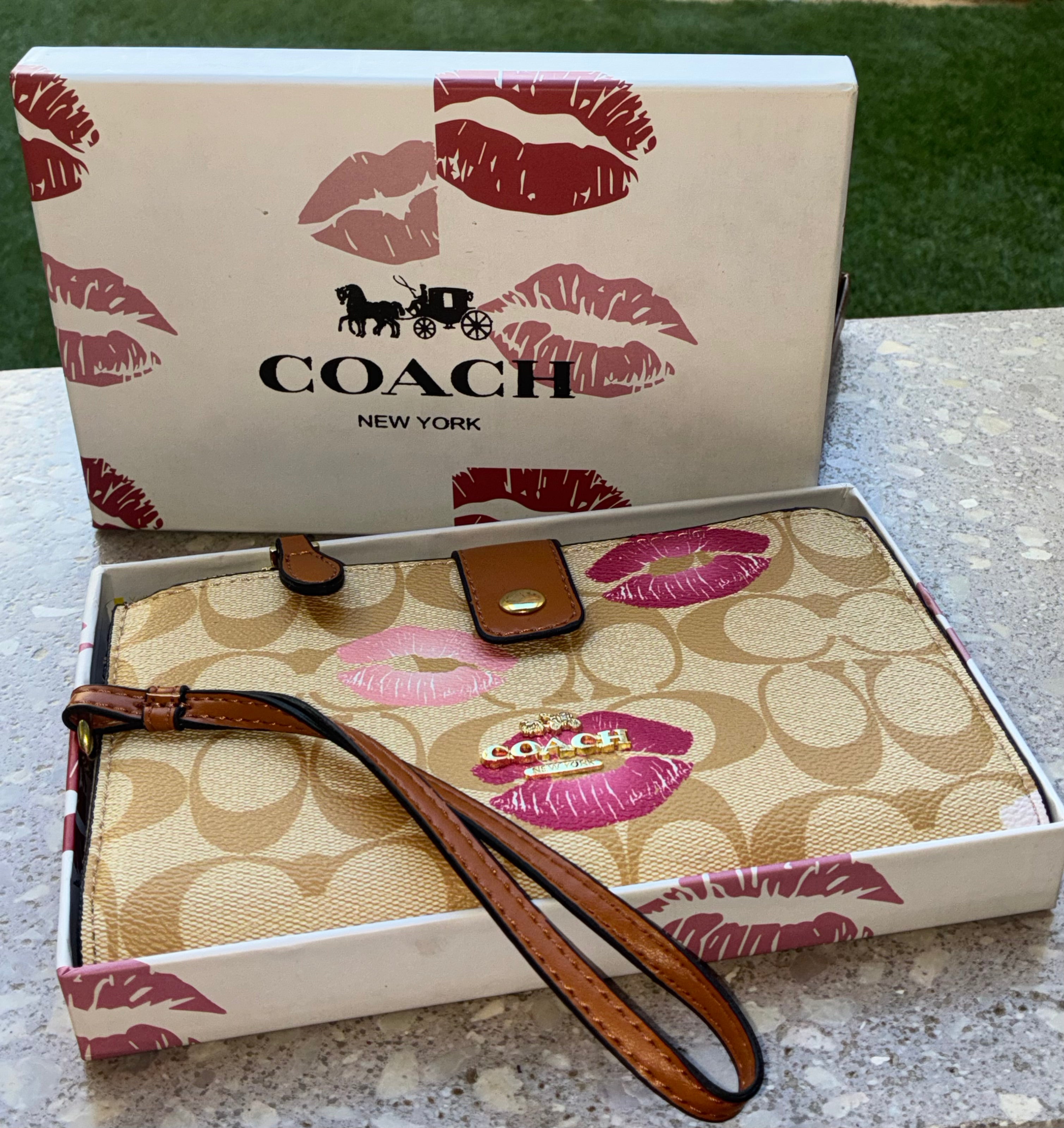 COACH Wristlet Clutch Wallet