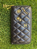 CHANEL Quilted Wallet(black)