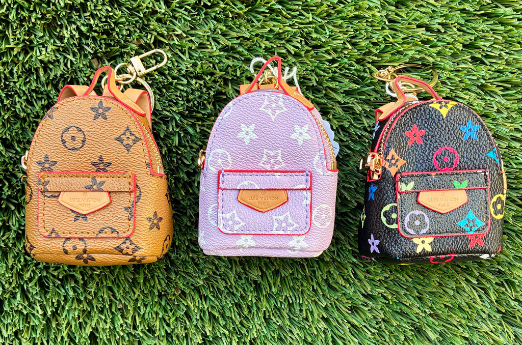LV Mini Backpack Keychain