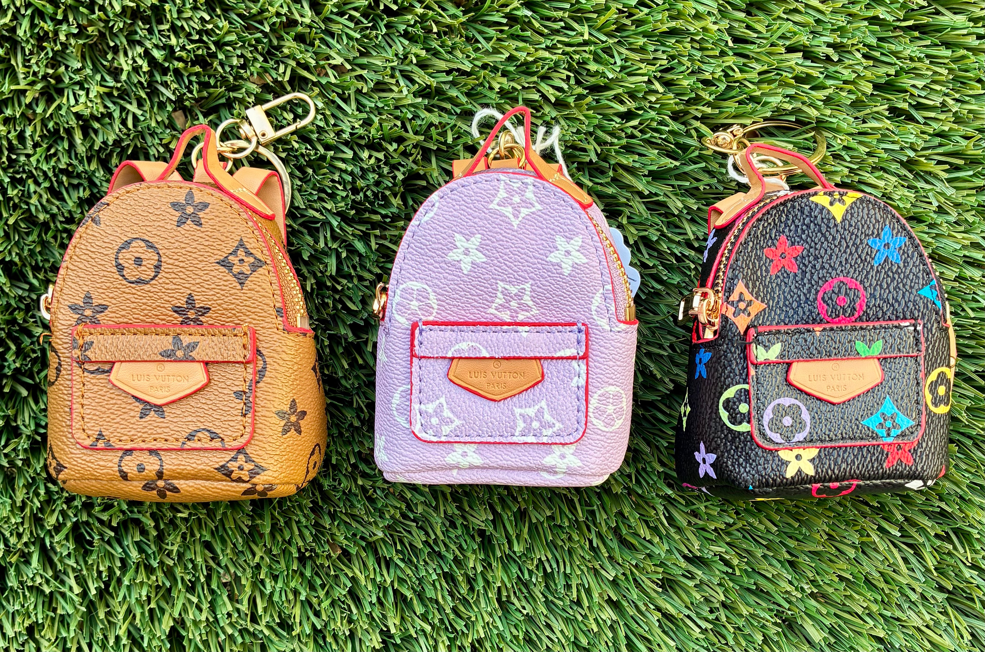 LV Mini Backpack Keychain