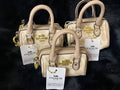 COACH Mini Satchel Handbag (light brown/beige)