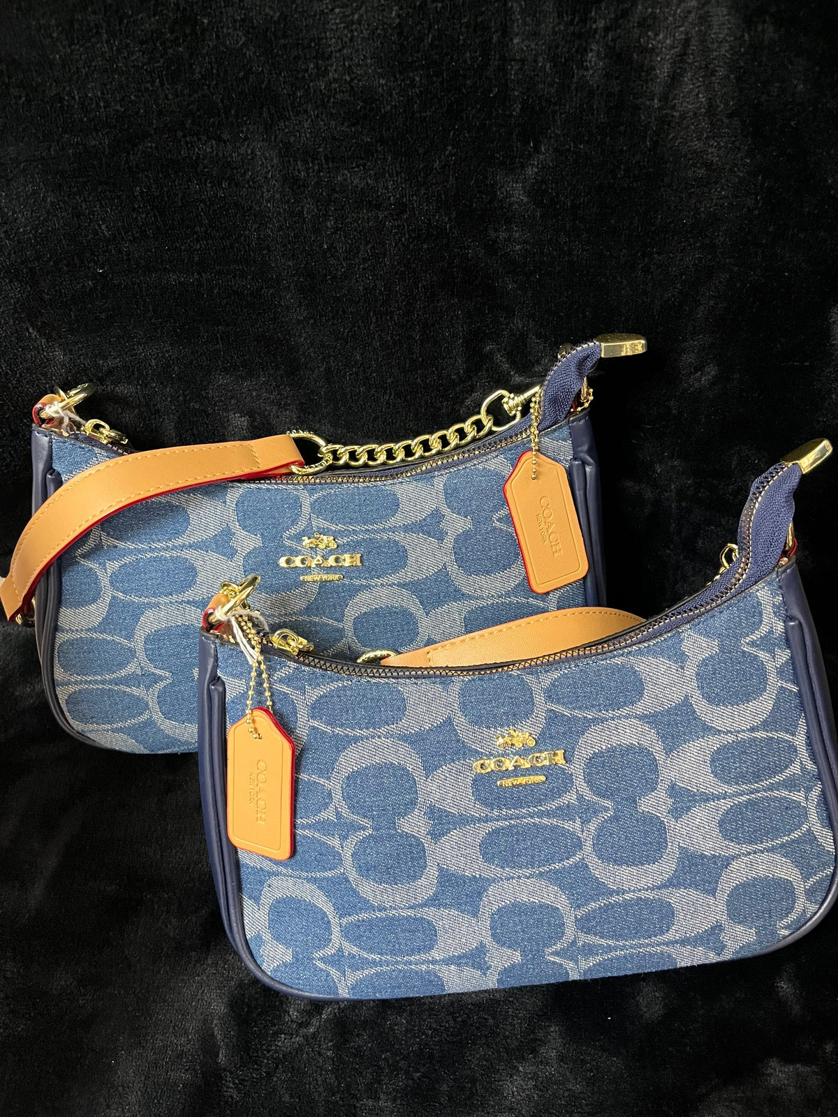 COACH Shoulder Bag (blue denim)
