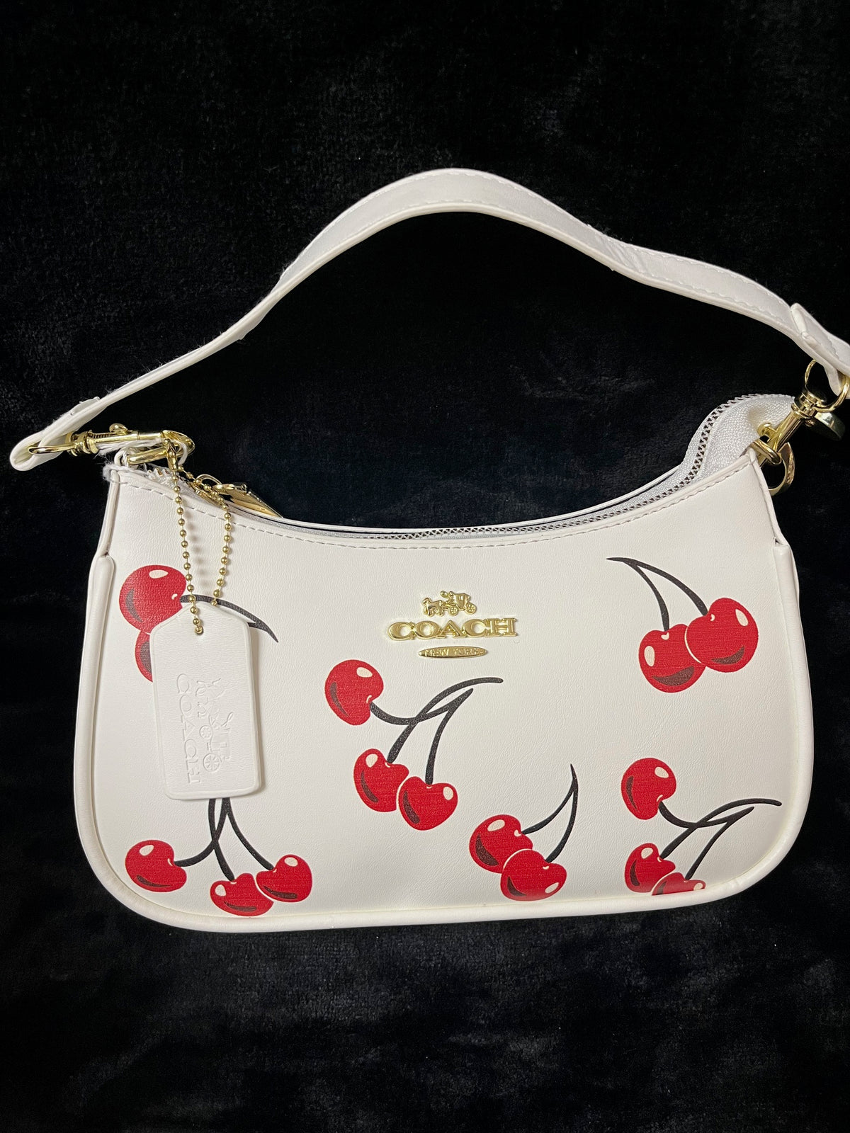 COACH Shoulder Bag (cherries/white)