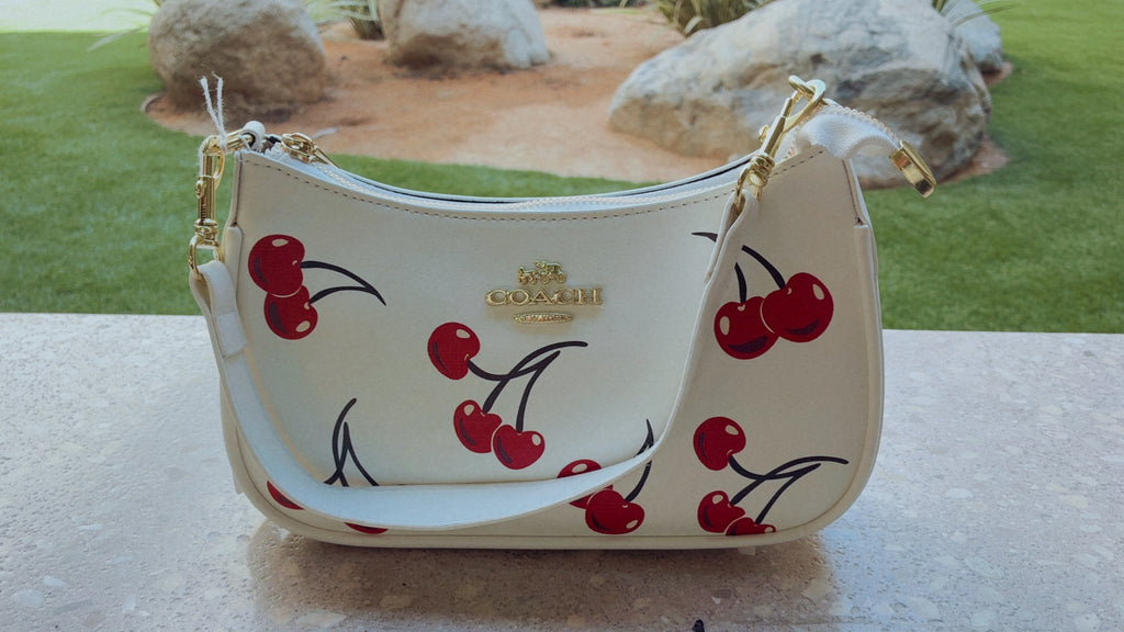 COACH Shoulder Bag (cherries/white)