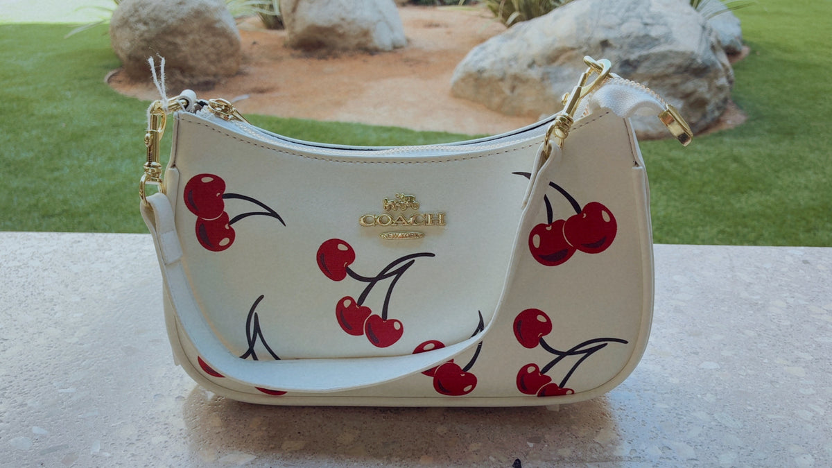 COACH Shoulder Bag (cherries/white)